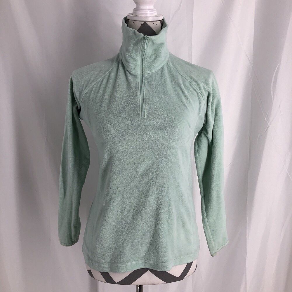 Columbia Women's  1/4 Zip Lightweight Fleece Pullover Sea Foam Small